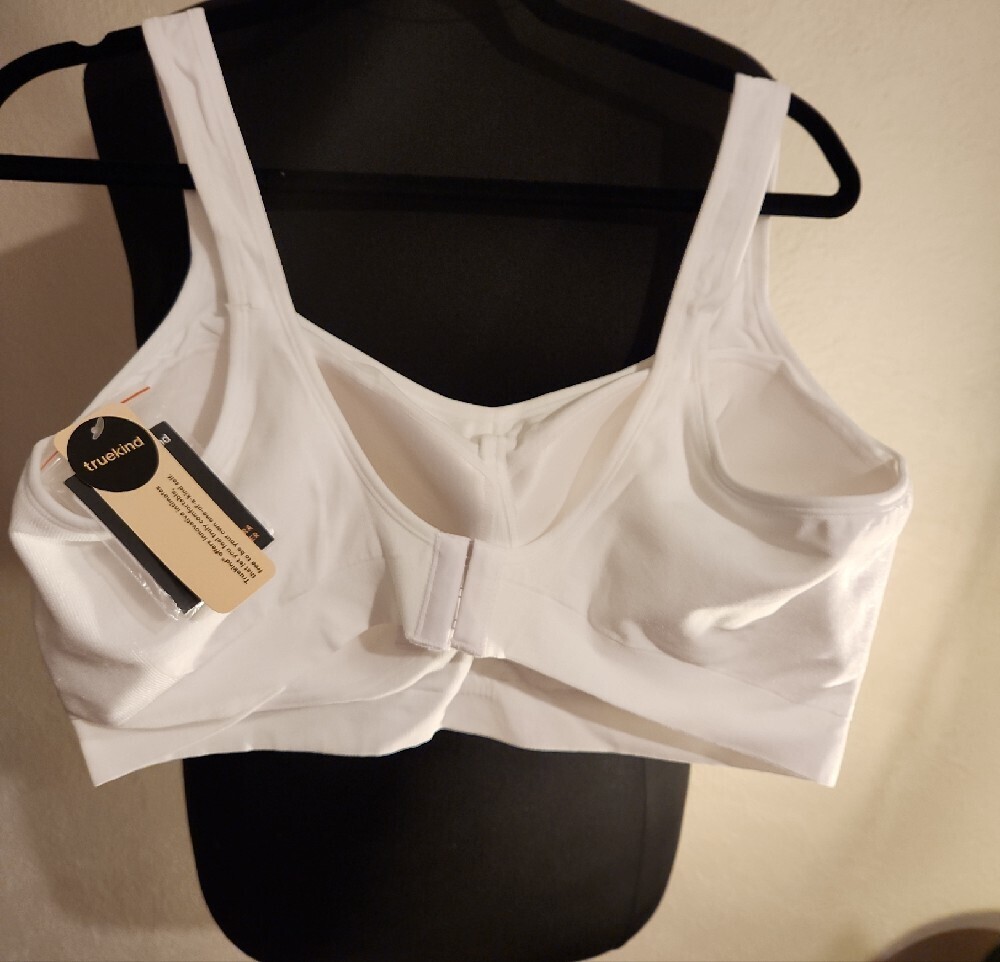Truekind White Wirefree Shaper Bra Size 4X NWT - Picture 2 of 8
